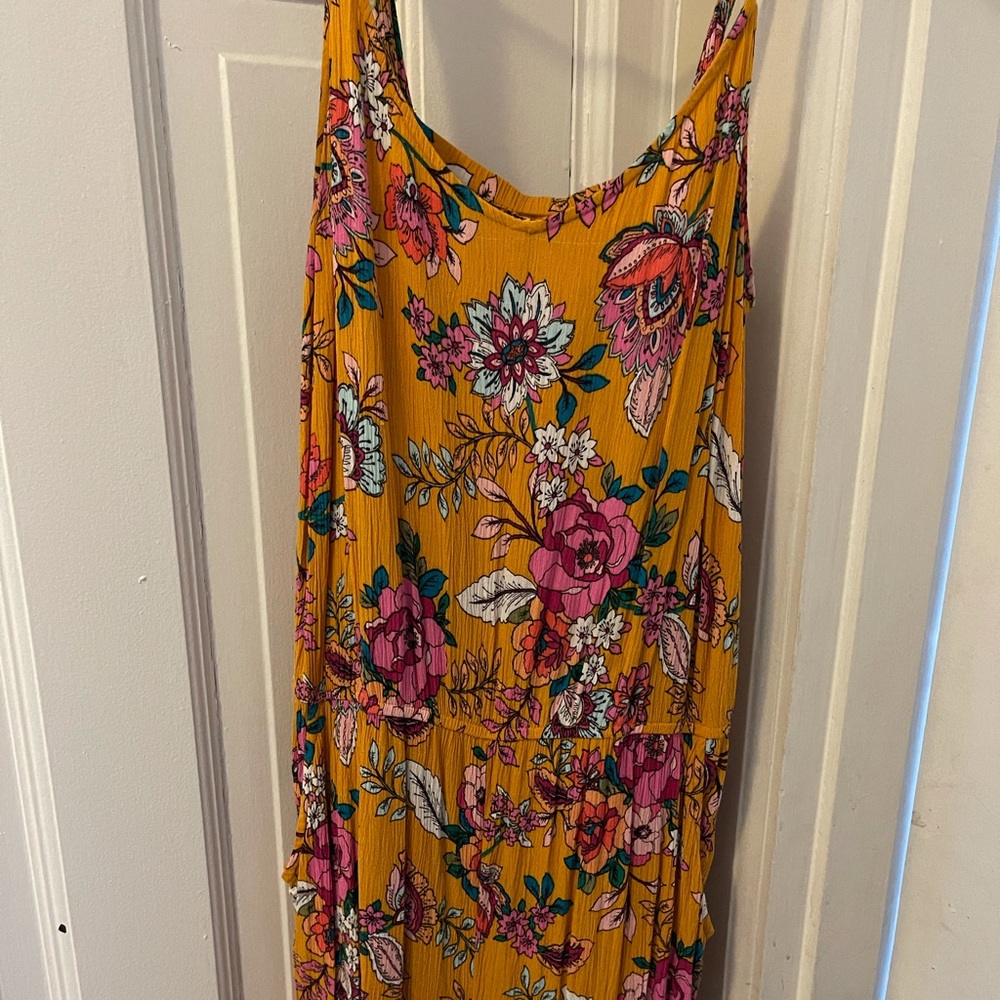 Ana size small floral jumpsuit